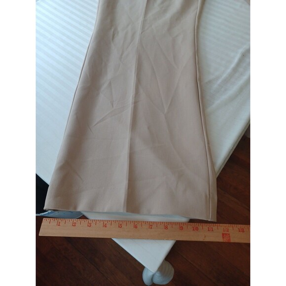 Ann Taylor The Jayne tan trouser pants 18 plus sz curvy wide leg minimalist - Picture 14 of 14